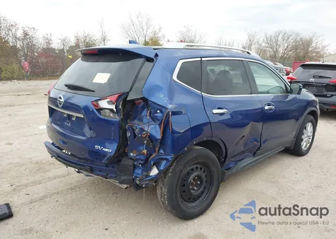 2017 Nissan Rogue Sv from USA, damaged, VIN KNMAT2MV4HP536708